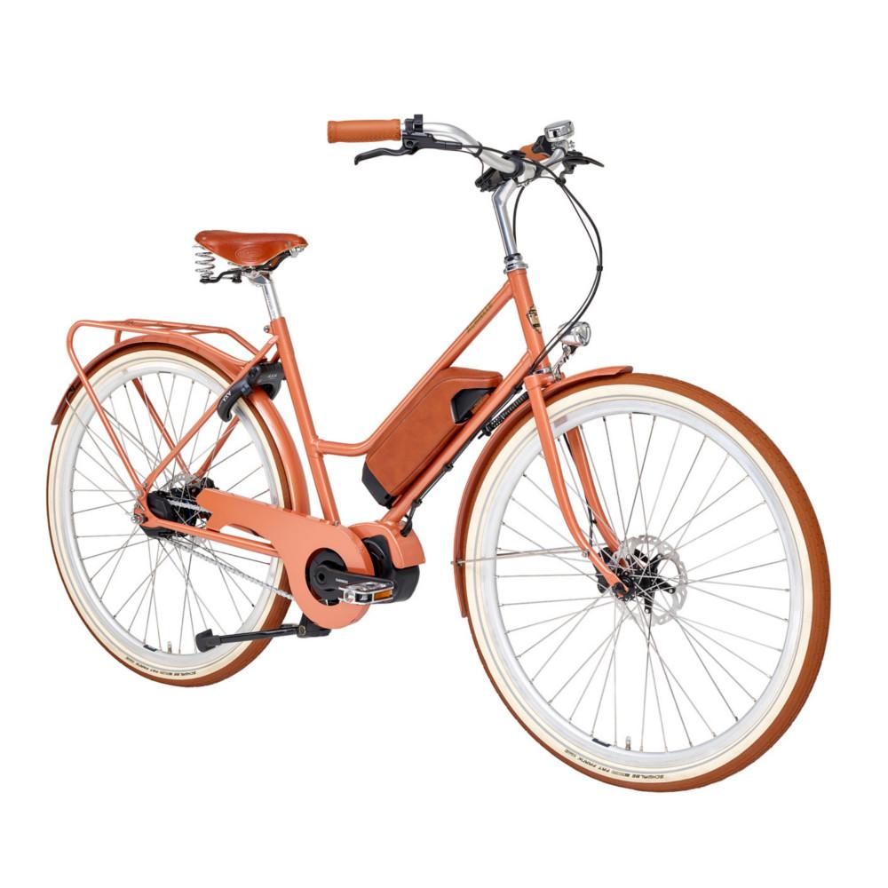 Geroosterd eerste de eerste Achielle Emma elektrische fiets, op maat gemaakt in België, te koop bij  e-bike parts zele